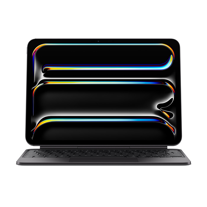 ابل ماجيك لوحة مفاتيح تثبيت مغناطيسي متوافق مع آيباد برو 11-أنش M4، عربي، MWR23AB/A - أسود